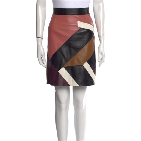 red fendi leather skirt|fendi skirts girls.